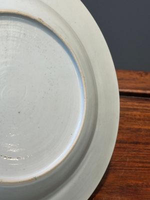 Paire d'assiettes en porcelaine de Chine famille rose à décor 'Lan Caihe', Yongzheng — photo 8