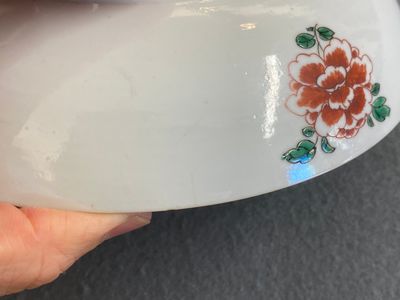 Paire d'assiettes en porcelaine de Chine famille verte, Kangxi — photo 10
