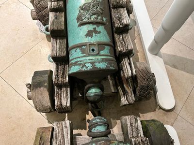 Paire de canons en bronze, Italie, Venise, 17/18ème — photo 9