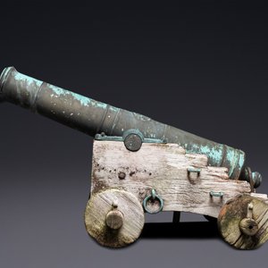 Paire de canons en bronze, Italie, Venise, 17/18ème — photo 6