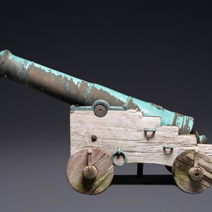 Paire de canons en bronze, Italie, Venise, 17/18ème — photo 7