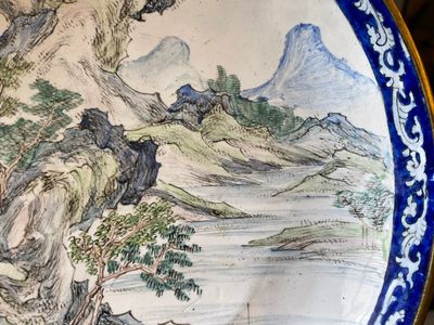 Paire de coupes en émaux de Canton du type 'Master of the rocks', Yongzheng/Qianlong — photo 12