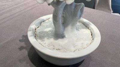 Paire de modèles d'arbres dans jardinières en porcelaine blanche de Chine, Kangxi — photo 9