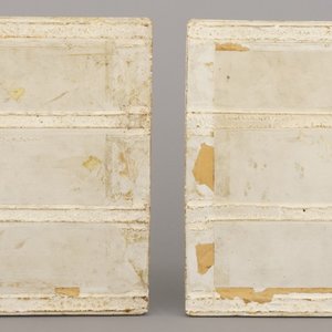 Paire de plaquettes en porcelaine de Chine avec peinture fine d'un paysage, 19e — photo 13