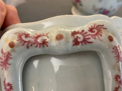 Paire de rafraichissoirs en porcelaine de Chine famille rose, Qianlong — photo 10