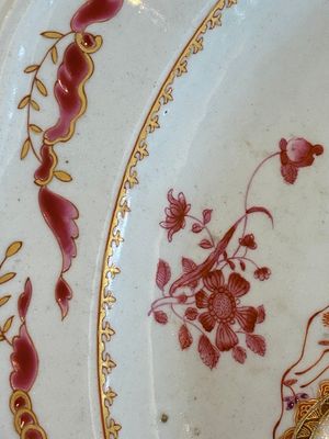 Paire de supports de terrines 'Bouddha' en porcelaine de Chine famille rose, Qianlong — photo 3