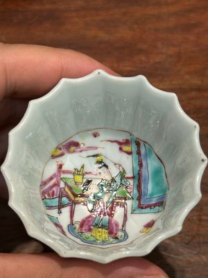 Paire de tasses et soucoupes en porcelaine de Chine famille rose à décor 'Xi Xiang Ji', Yongzheng — photo 16