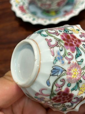 Paire de tasses et soucoupes en porcelaine de Chine famille rose à décor 'Xi Xiang Ji', Yongzheng — photo 21