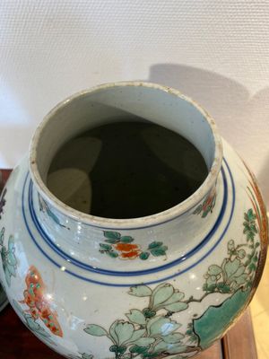 Paire de vases en porcelaine de Chine famille verte à décor de faisans, Kangxi — photo 6