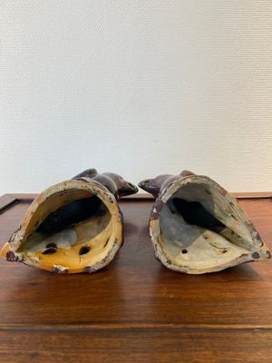 Paire d'oiseaux en porcelaine de Chine à émail flambé, 19ème — photo 6
