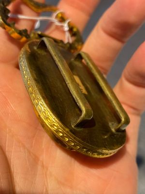 Paire d'ornements de ceinture en bronze doré incrusté d'agate, Qianlong — photo 15