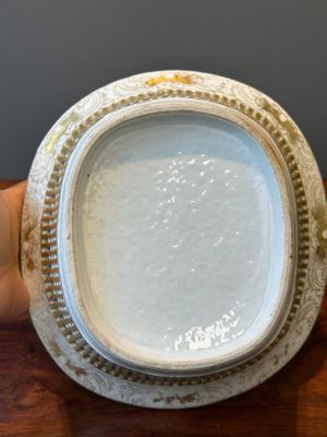 Panier ajouré sur son support en porcelaine de Chine Famille rose de Canton, 19ème — photo 17