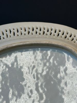 Panier ajouré sur son support en porcelaine de Chine Famille rose de Canton, 19ème — photo 9