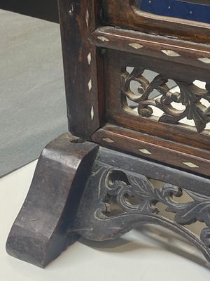 Paravent en bois incrusté de nacre à décor du roman 'Les Trois Royaumes'', Chine, 19ème — photo 11