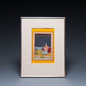 Persian and Indian school: eight miniatures with figurative designs and three portrait miniatures, 19/20th C. — photo 11