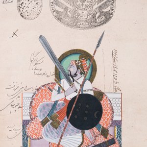 Persian and Indian school: ten miniatures with figurative designs and a view on the tomb of Akbar the Great, 19/20th C. — photo 2
