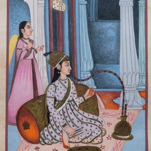 Perzische en Indische school: acht miniaturen met figuratieve voorstellingen en drie portretminiaturen, 19/20e eeuw — foto 17