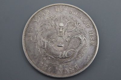 Pièce de monnaie en argent, Chine, Pei Yang, ca. 1908