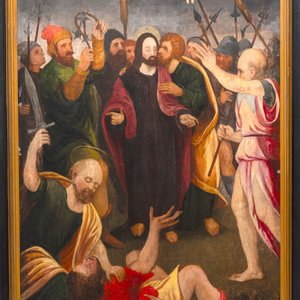 Pieter Claeissens the Elder (Bruges, 1499-1576): 'The Betrayal of Christ', oil on panel, 16th C. — 照片 2
