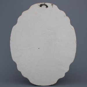 Plaquette en Delft polychrome, Makkum, 19e — photo 2