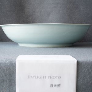 Plat en porcelaine de Chine en bleu, blanc et rouge de cuivre à décor de poissons et d'un crabe, Kangxi — photo 8