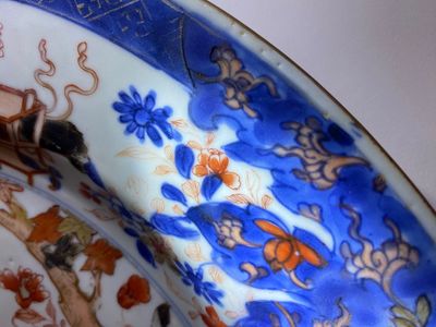 Plat en porcelaine de Chine verte-Imari à décor du gouverneur Duff et son épouse, Yongzheng — photo 10