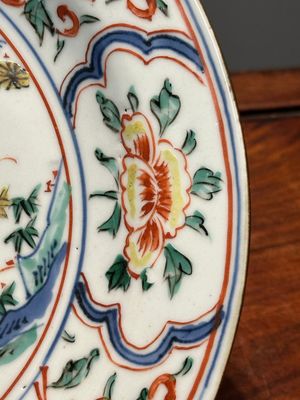Plat en porcelaine de Chine wucai de type ko-sometsuke pour le Japon, Tianqi — photo 3