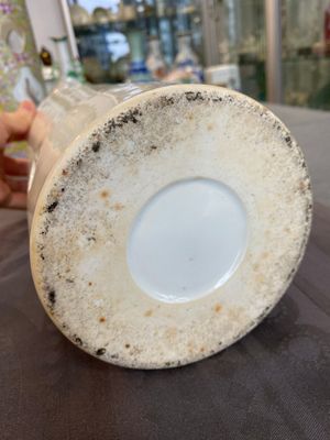 Porte-chapeau en porcelaine de Chine famille rose à décor des 'neuf pêches', 19ème — photo 9