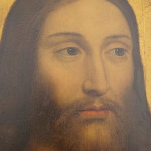 Portrait de Jésus Christ, Ecole flamande, 16e-17e — photo 2