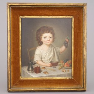 Portret van een kind aan het ontbijt, Regency-periode, 18e-19e eeuw — foto 1