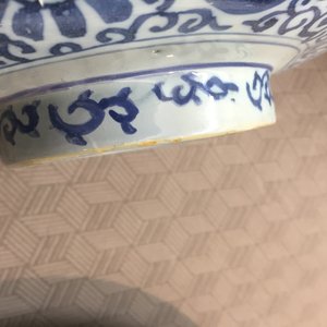 Pot balustre couvert en faïence de Delft, chinoiserie, style Ming, 17e — photo 3
