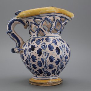 Puzzelkan in Italiaanse majolica, 18e eeuw — foto 1