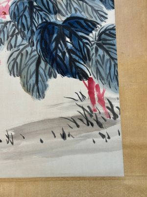 Qi Baishi 齊白石 (1864-1957): 'Butterfly and flowers', ink and colour on paper, dated 1928 — foto 4