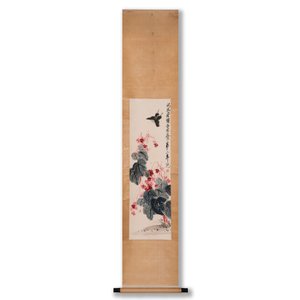 Qi Baishi 齊白石 (1864-1957): 'Butterfly and flowers', ink and colour on paper, dated 1928 — foto 2
