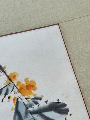 Qi Liangchi 齊良遲 (1921-2003): 'Butterfly, crickets and flowers', ink and colour on paper — foto 17