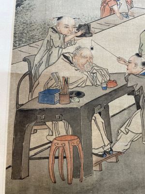 Qian Huian 錢慧安 (1833-1911): 'Playing boys', ink and colour on silk, 19/20th C. — foto 21