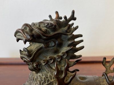 Qilin en bronze, Chine, probablement Kangxi — photo 5
