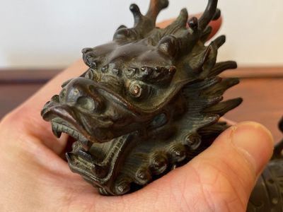 Qilin en bronze, Chine, probablement Kangxi — photo 9