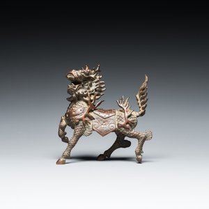 Qilin en bronze, Chine, probablement Kangxi — photo 2