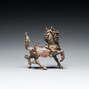 Qilin en bronze, Chine, probablement Kangxi — photo 4