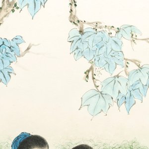 Qiu Qiyun, He Dunren, Chen Shoumei (China, 20th C.): three framed works, ink and color on paper — 照片 8
