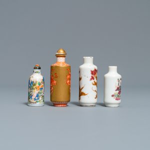 Quatorze tabatières en porcelaine de Chine, 19/20ème — photo 11