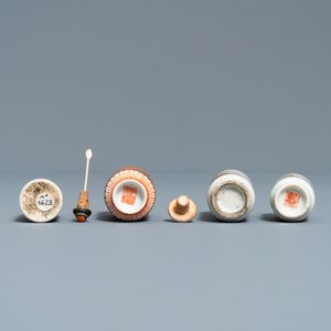 Quatorze tabatières en porcelaine de Chine, 19/20ème — photo 13