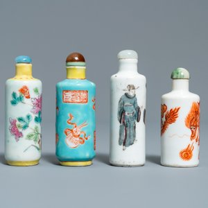 Quatorze tabatières en porcelaine de Chine, 19/20ème — photo 17