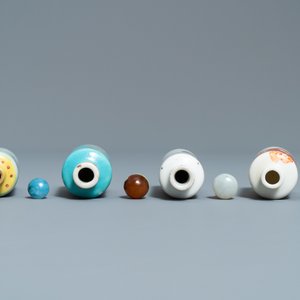 Quatorze tabatières en porcelaine de Chine, 19/20ème — photo 18