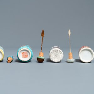 Quatorze tabatières en porcelaine de Chine, 19/20ème — photo 19