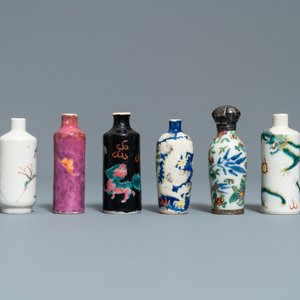 Quatorze tabatières en porcelaine de Chine, 19/20ème — photo 4