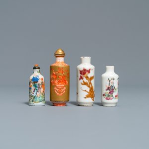 Quatorze tabatières en porcelaine de Chine, 19/20ème — photo 8