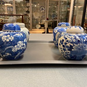 Quatorze vases en porcelaine de Chine en bleu et blanc, 18/20e eeuw — photo 39