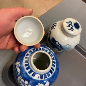 Quatorze vases en porcelaine de Chine en bleu et blanc, 18/20e eeuw — photo 41